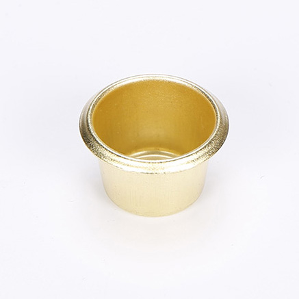 供應(yīng)青銅鎳色燭臺(tái)配件，小蠟燭杯23*18*0.5mm